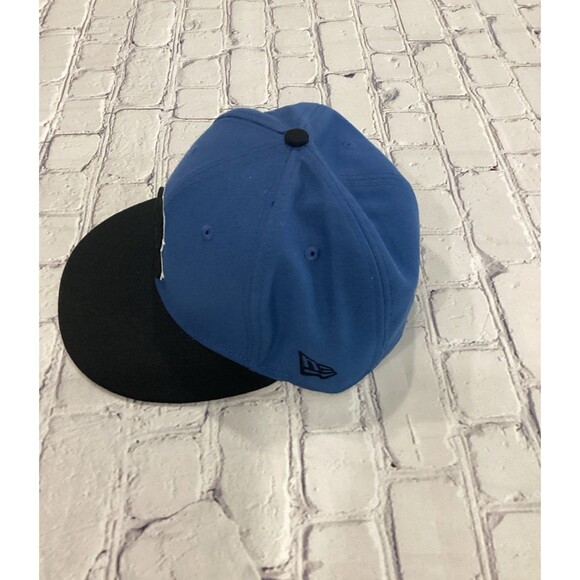 New Era Cap Hat Unisex Size 7 1/4” Color Black Blue Boston Redsox Fitted - Picture 7 of 11